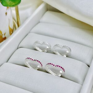 Argola coração 1.4cm