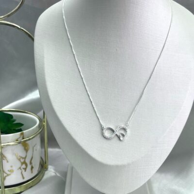 Colar infinito cravejado